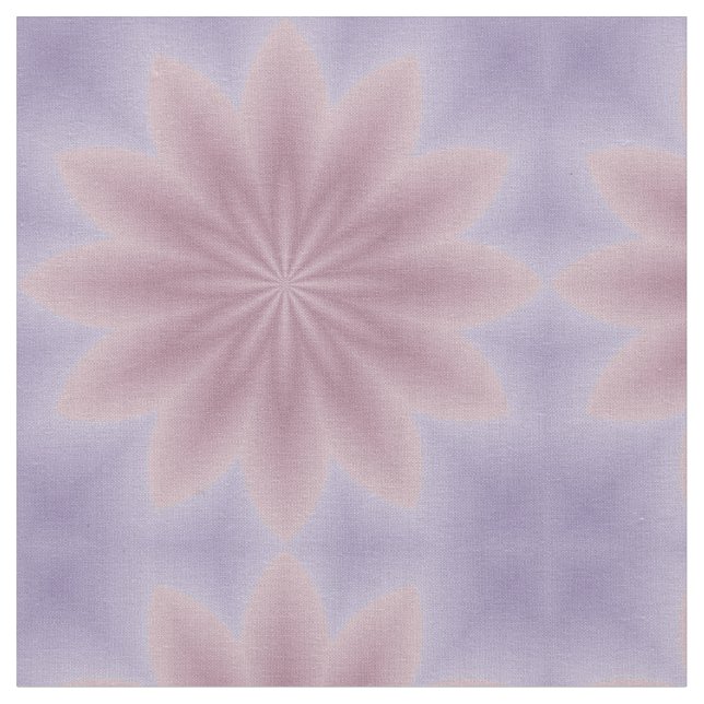 Soft Blue and Pink Pattern Fabric (Close Up)