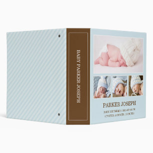 SOFT BLUE   BABY 2" PHOTO ALBUM BINDER