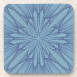 Soft Blue Christmas Stars Coaster
