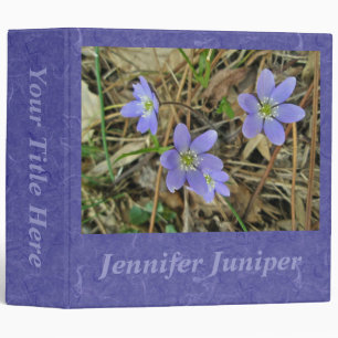 Soft Blue Hepatica Binder