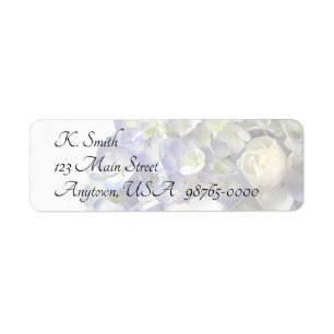 Soft blue hydrangea personalizable
