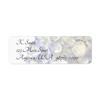 Soft blue hydrangea personalizable
