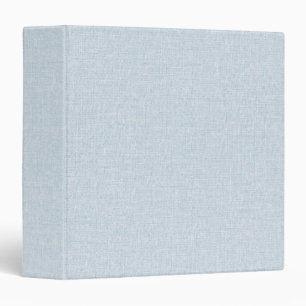 Soft Blue Linen Texture Blank Clean Professional Binder