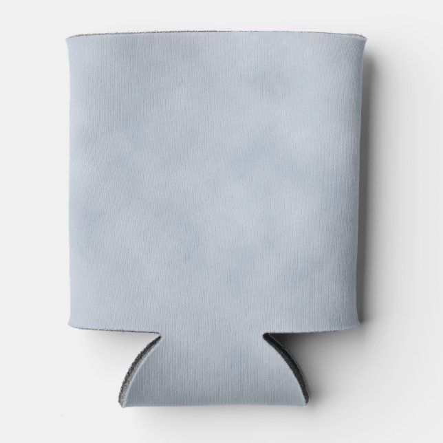Soft Blue Parchment Look Can Cooler (Front)