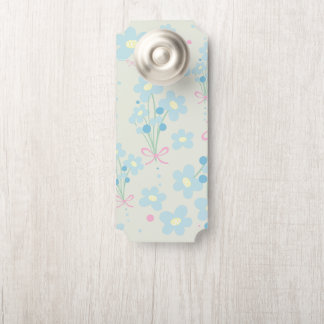 Soft Blue & Pink Harmony Door Hanger
