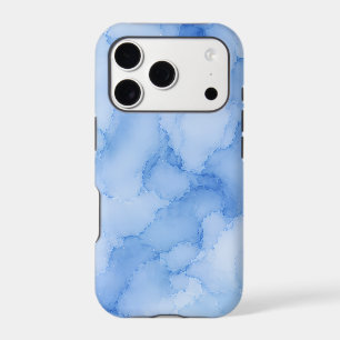 Soft Blue Watercolor Abstract