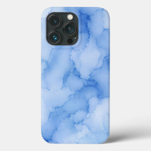 Soft Blue Watercolor Abstract iPhone 13 Pro Case