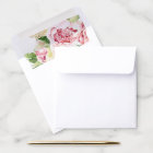 Soft Blush Green Peony Floral Watercolor Wedding