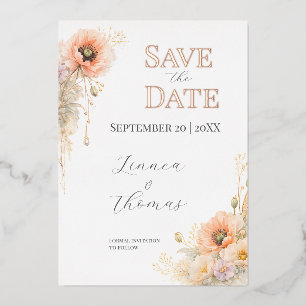 Soft Blush Poppy Elegant Editorial Wedding