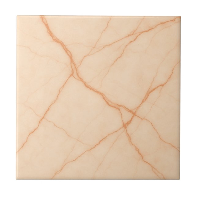 Soft Blush Vein – Light Marble Effect Tile (Front)