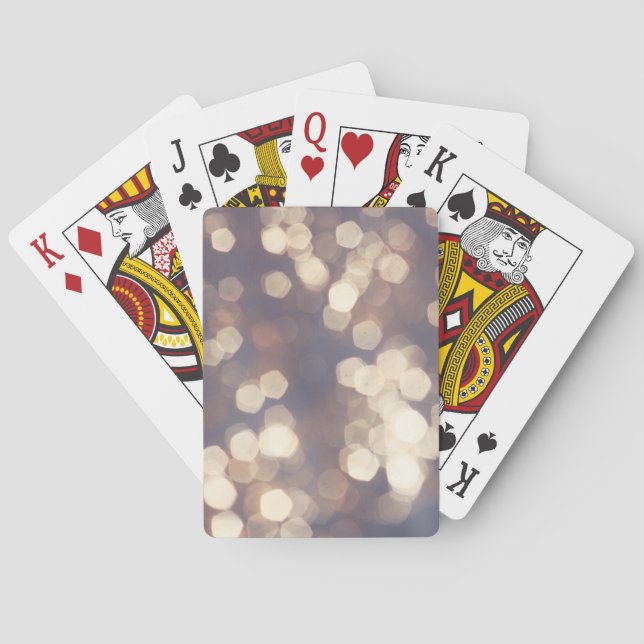 Soft Bokeh Lights Playing Cards (Back)