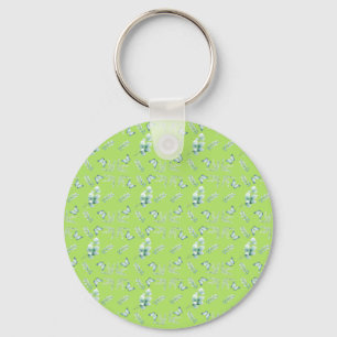 soft botanical keychain
