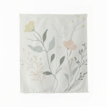 Soft Botanical – Minimal Pastel Wildflower