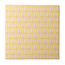 Soft Butter Yellow Flower Petal Pattern
