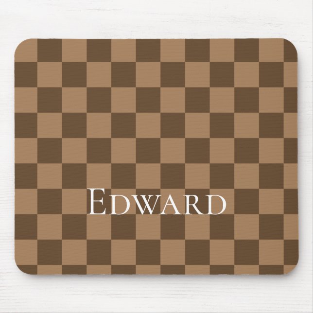 Soft Chocolate Squares Mouse Pad (Front)
