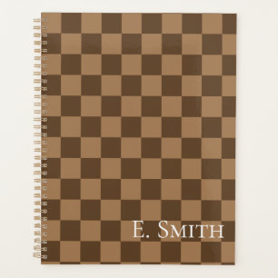 Soft Chocolate Squares Planner