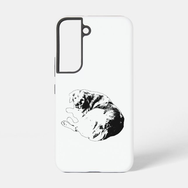 Soft Circle, Gentle Shield Samsung Galaxy S22 Case (Back)