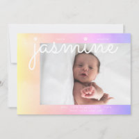 Soft Clouds | Gradient Ombre | Modern Photo Baby