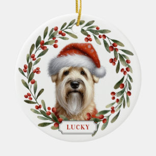 Soft Coated Wheaten Terrier Ceramic Ornament