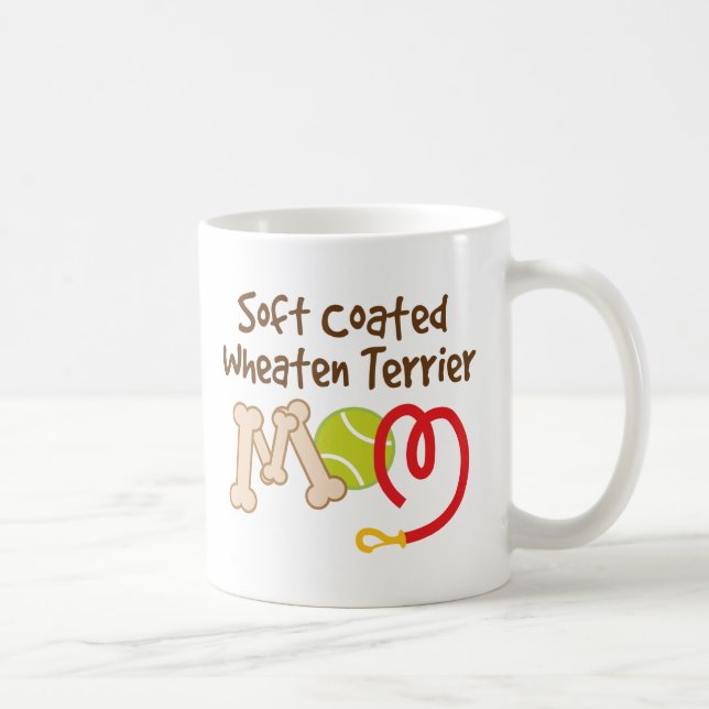 Soft Coated Wheaten Terrier Dog Breed Mom Gift Coffee Mug (Right)