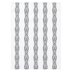 Soft Coated Wheaten Terrier Dog Cartoon Tablecloth