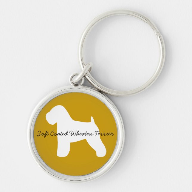 Soft Coated Wheaten Terrier Keychain (Front)