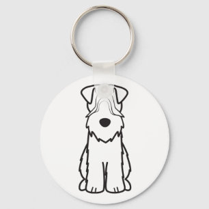 Soft Coated Wheaten Terrier Keychain
