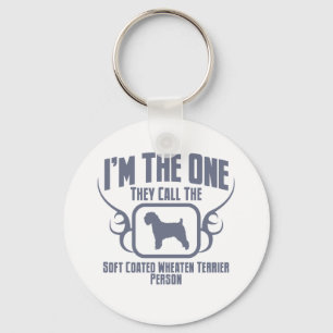 Soft Coated Wheaten Terrier Keychain