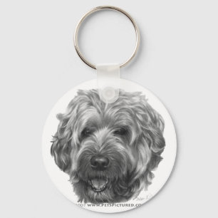 Soft-Coated Wheaten Terrier Keychain
