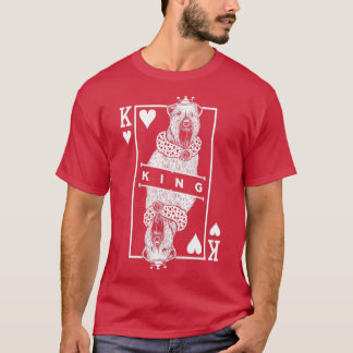 Soft Coated Wheaten Terrier King Of Hearts Funny D T-Shirt