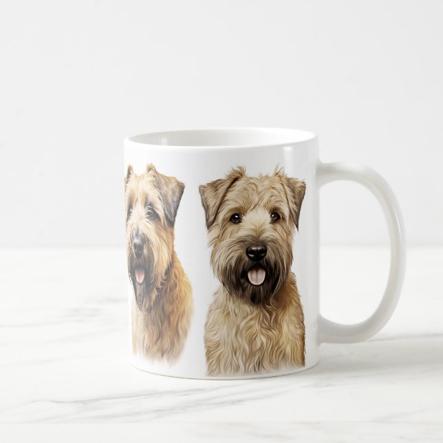 Soft-coated Wheaten Terrier lovers coffee mug (Right)