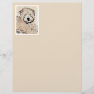 Soft Coated Wheaten Terrier Painting Original Art