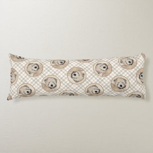 Soft Coated Wheaten Terrier Painting Original Art Body Pillow