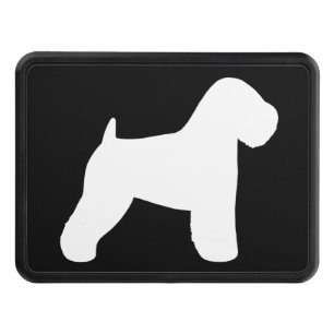 Soft Coated Wheaten Terrier Silhouette Trailer Hitch Cover