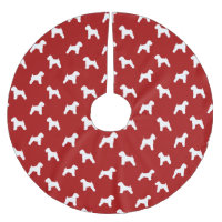 Soft Coated Wheaten Terrier Silhouettes Red