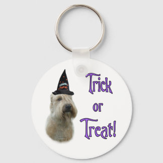 Soft Coated Wheaten Trick Keychain