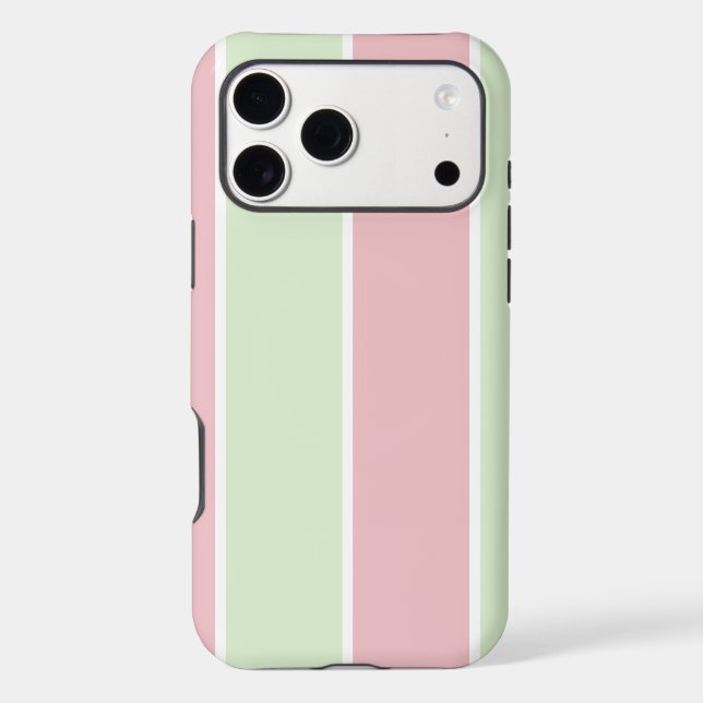 Soft Color Vertical Stripe Pattern Design (Verso)