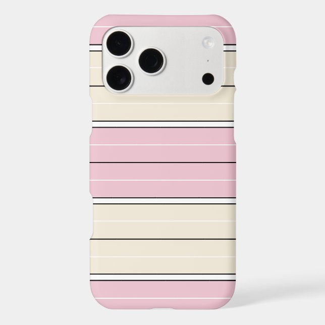 Soft Color Vertical Stripe Pattern Design (Back)