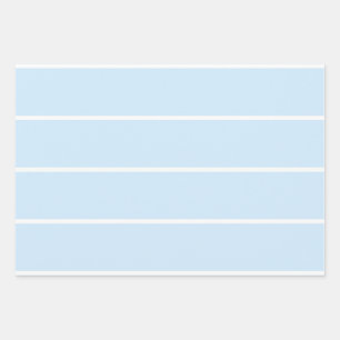 Soft Color Vertical Stripe Pattern Design Wrapping Paper Sheet