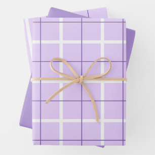 Soft Color Vertical Stripe Pattern Point Design Wrapping Paper Sheet