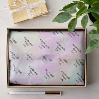 Soft Colorful Pink Marble Tissue Paper