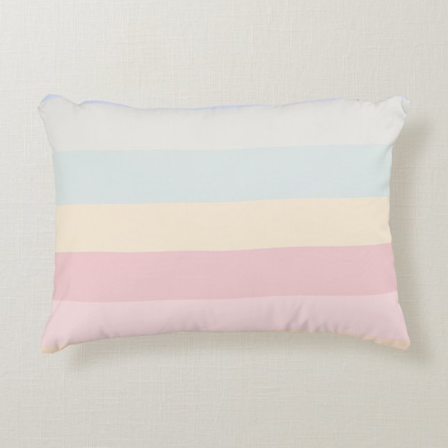 Soft Colors  Accent Pillow (Front)