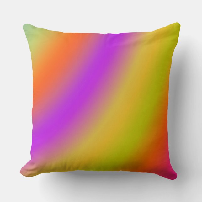 Soft Colour Blend 171116(02) Throw Pillow (Front)