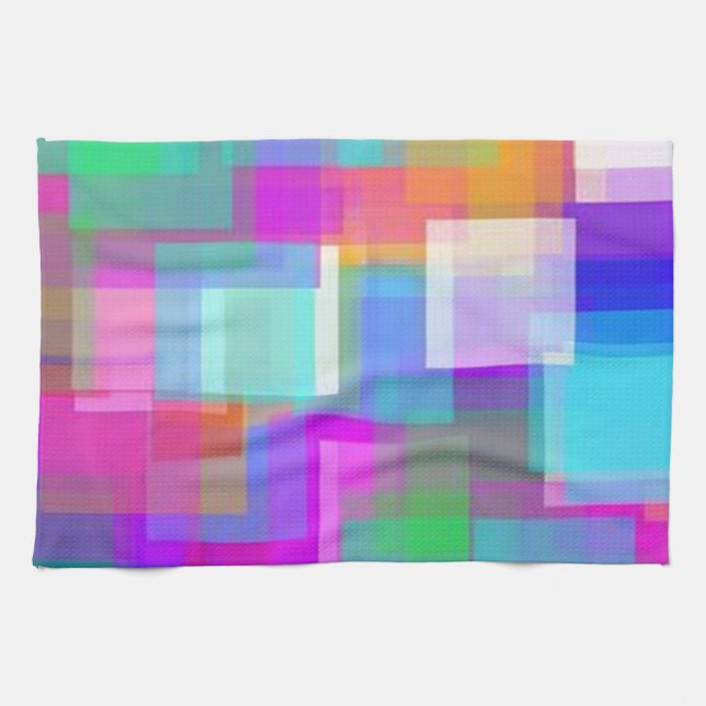 Soft Colour Mesh Kitchen Towel (Horizontal)