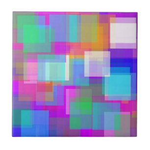Soft Colour Mesh Tile