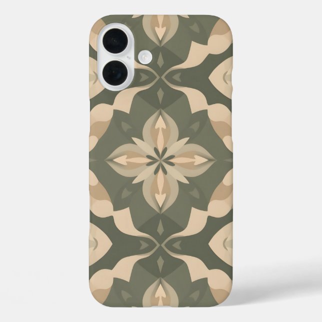 Soft Colour Organic iPhone16 Case - Seamless Digit (Back)