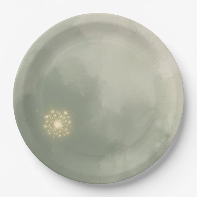  Soft Colour  Paper Plate (Front)