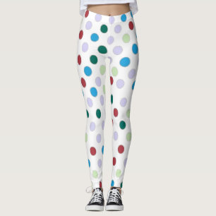 Soft Colour polka dot Leggings