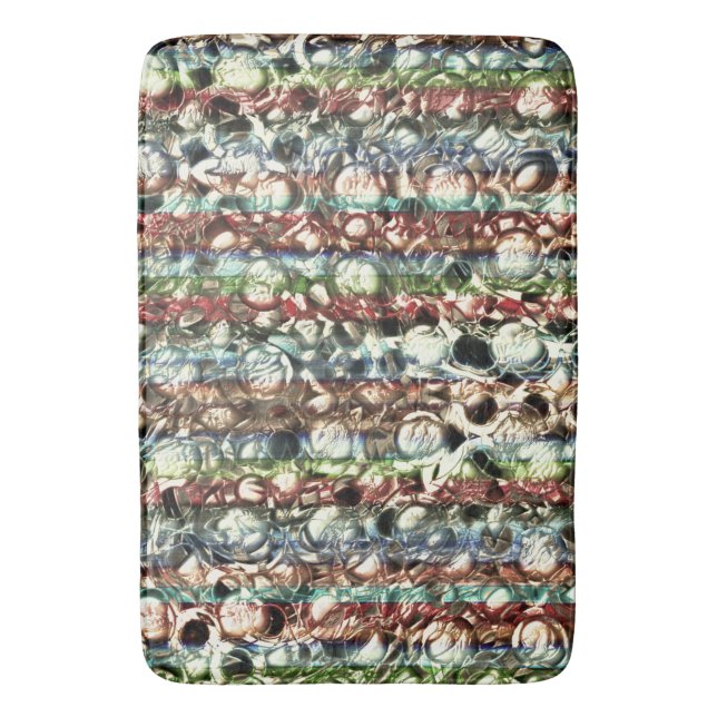 Soft colour texture with tone of some grainy glass bath mat (Front Vertical)