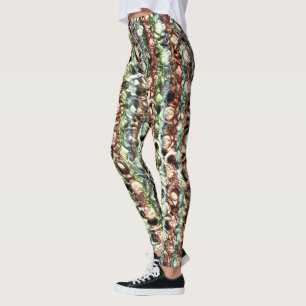 Soft colour texture with tone of some grainy glass leggings